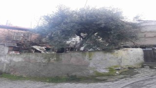 Müstakil evde çıkan yangın korkuttu