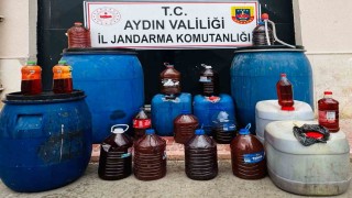 Nazillide sahte içki üretimine jandarma engeli