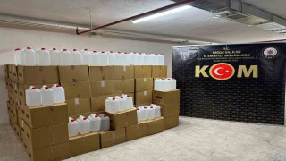 Niğdede 4 bin litre kaçak alkol ele geçirildi