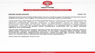 Niğdede eğitime 1 gün ara verildi