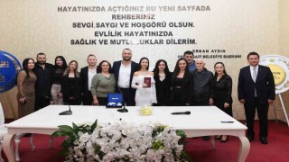 Nikahı kıyılacak çifte Başkan Aydından Sevgililer Günü sürprizi