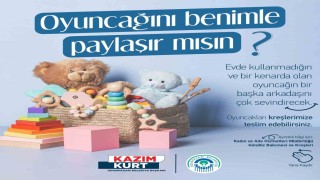 Odunpazarı Belediyesinden çocuklarla oyuncak dayanışması