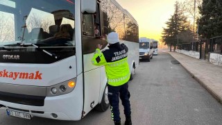 Öğrenci taşıyan servis araçlarına yönelik denetim