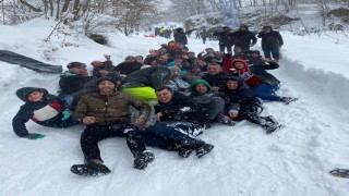 Orduda kış, eğlenceye dönüştü