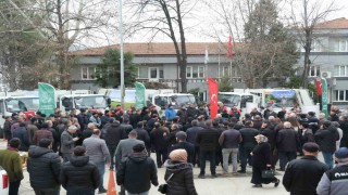 Orhaneli, yeni çöp araçlarına kavuştu