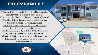 Osmaniye’de Hacı Osmanlı Polis Merkezi Yeni Adresine Taşındı