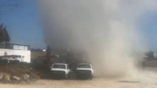 Osmaniye'de Şiddetli Rüzgar Küçük Çaplı Hortum Oluşturdu