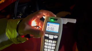 (Özel) Denetimde 0.50 promil çıktı, sınırda kaldığını öğrenince derin bir oh çekti
