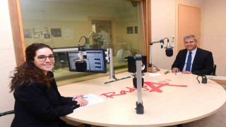 Rektör Adıgüzel, Dünya Radyo Gününde Radyo Aya konuk oldu