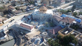 Restorasyon çalışmalarının yüzde 80i tamamlanan Habib-i Neccar Camii, yaz ayında açılması hedefleniyor