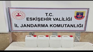 Sahte içki üretmek isteyen şahsa jandarma engel oldu