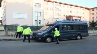Samsun polisi, çocukların güvenliği için görevde