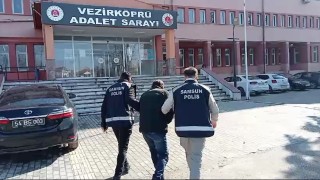 Samsunda 31 yıl hapis cezası bulunan şahıs polis tarafından yakalandı