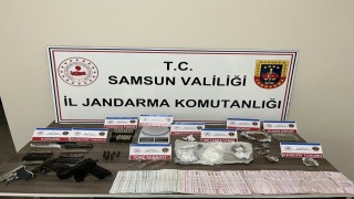 Samsunda jandarmadan uyuşturucu operasyonu
