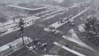 Samsunda kara kış: 141 grup yolu ulaşıma kapandı