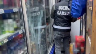 Samsunda sahte içki operasyonu