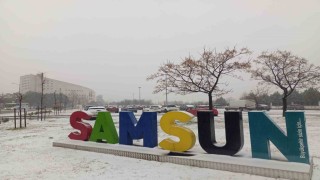 Samsunda yoğun kar yağışı