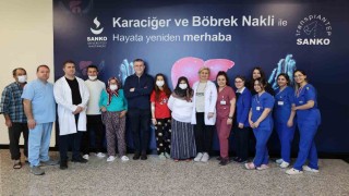 SANKO Üniversitesi Hastanesinde üç hasta kadavradan böbrek nakliyle yaşama tutundu