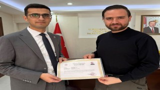 Şaphanede başarılı emniyet amiri ve polise başarı belgesi