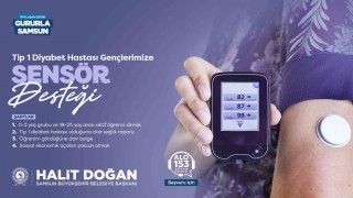 SBBden diyabet hastası gençlere sensör desteği