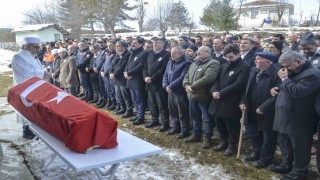 Şehit itfaiye eri Furkan Sayın Kastamonuda toprağa verildi