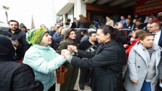 Selçuk Belediyesi çalışanları Meryem Ana Evi otoparkı için toplandı