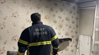 Siirtte açık unutulan ütü yangına yol açtı