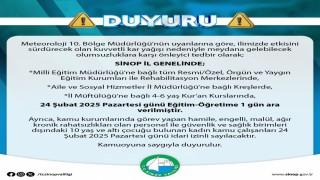 Sinopta eğitime kar engeli