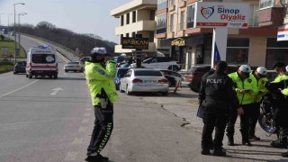 Sinopta trafik kazası: 1 yaralı