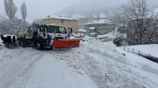 Şırnakta kardan kapanan köy yolları ulaşıma açılıyor