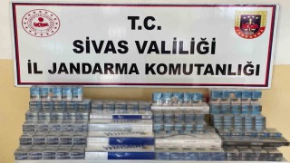 Sivasta bir ayda 2 bin 510 paket kaçak sigara ele geçirildi