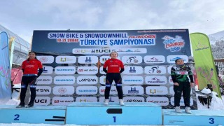 Snowbike Türkiye Şampiyonasına Kayseri damgası