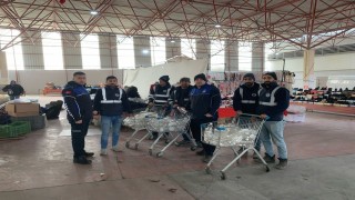 Söğütte esnaflara dezenfektan dağıtımı gerçekleştirildi