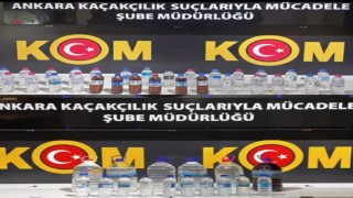 Son 3 ayda Ankara merkezli 7 ilde icra edilen sahte alkol operasyonlarında 155 şüpheli gözaltına alındı