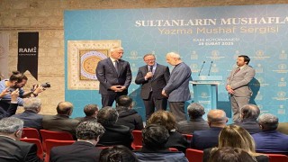 Sultanların Mushafları özel sergisi Rami Kütüphanesinde açıldı