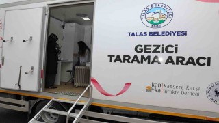 Talasın Gezici Kanser Tarama Aracı büyük hizmet