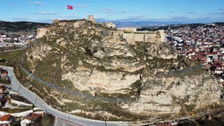 Tarihi Kastamonu Kalesi daha güvenli hale getirildi