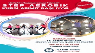 Tavas Belediyesi step aerobik kursları başlıyor