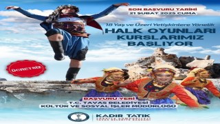 Tavasta halk oyunları kursları başlıyor