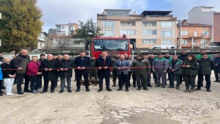 Tavşanlı Orman İşletme Müdürlüğüne yeni arazöz törenle teslim edildi