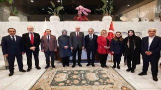 TBMM Başkanı Kurtulmuş, Türkiyenin Tokyo Büyükelçiliğini ziyaret etti