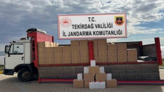 Tekirdağda 5 ton etil alkol ve binlerce kaçak tütün malzemesi ele geçirildi