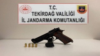 Tekirdağda jandarmadan silah operasyonu