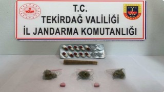 Tekirdağda jandarmadan uyuşturucu operasyonu