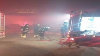 Tekirdağda kereste fabrikasında korkutan yangın
