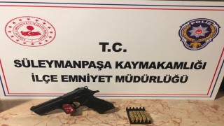 Tekirdağda kurusıkı tabanca ile ateş eden 2 kişi yakalandı