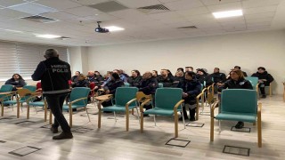Tekirdağda özel güvenlik görevlilerine KAAN eğitimi verildi