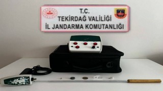 Tekirdağda tarihi eser niteliğinde objeler ele geçirildi