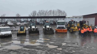 Terme Belediyesi kar yağışına hazır