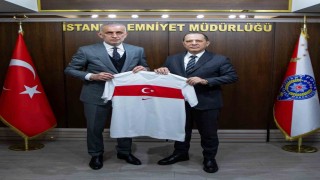 TFF Başkanı Hacıosmanoğlu, İstanbul Emniyet Müdürü Selami Yıldızı ziyaret etti
